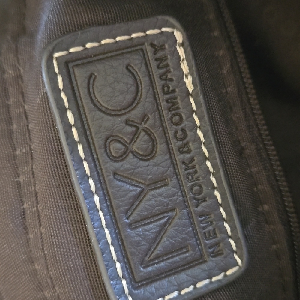 New York & Company Brown Signature Tote Bag - Picture 9 of 13